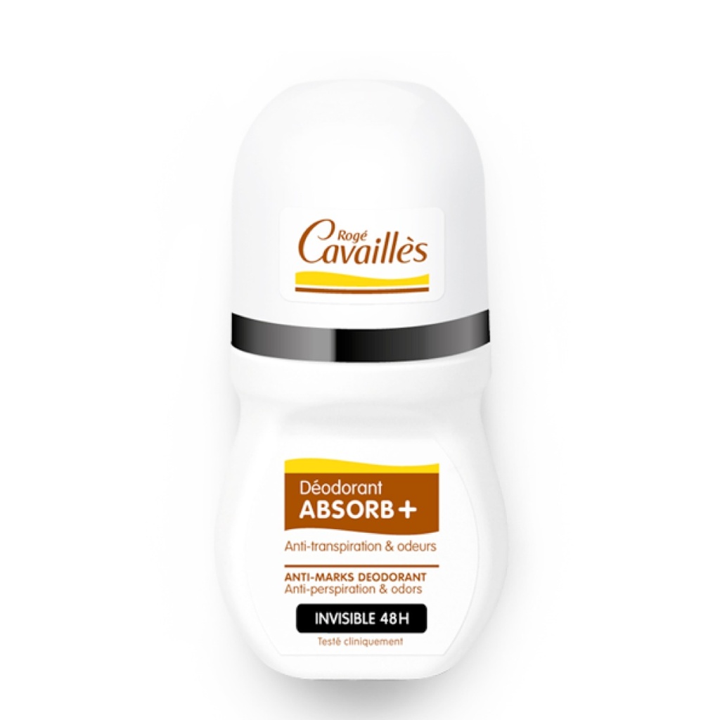 ROGÉ CAVAILLES Absorb + - Déodorant roll-on invisible 48h