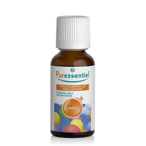 [PRSD52.HEDD96] PURESSENTIEL Happy - Huiles essentielles pour diffusion - 30ml