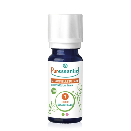 [PRSD52.HEBE11] PURESSENTIEL Citronnelle de Java - Huile essentielle bio - 10ml