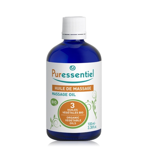 [PRSD50.HN7100] PURESSENTIEL Huile Beauté - Massage  - Huile neutre aux 7 huiles végétales - 100ml