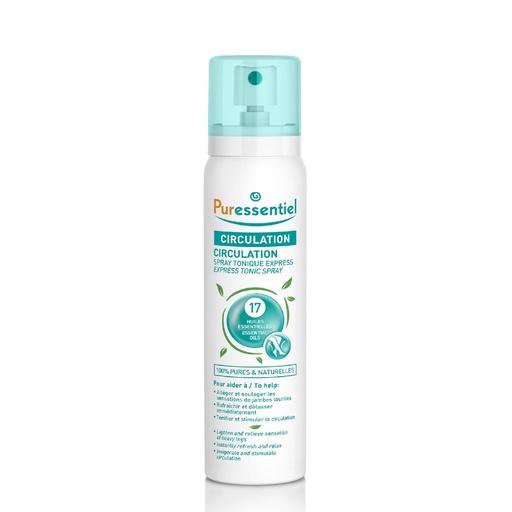 [PRSD47.S17100] PURESSENTIEL Circulation - Spray tonique aux 17 huiles essentielles - 100ml