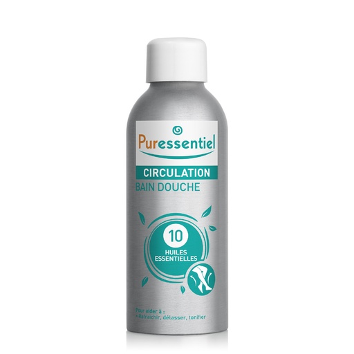 [PRSD47.B10100] PURESSENTIEL Circulation - Bain douche aux 10 huiles essentielles - 100ml