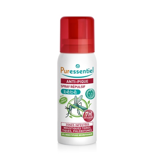 [PRSD42.SR7060] PURESSENTIEL Anti-Pique - Spray répulsif 7h bébé