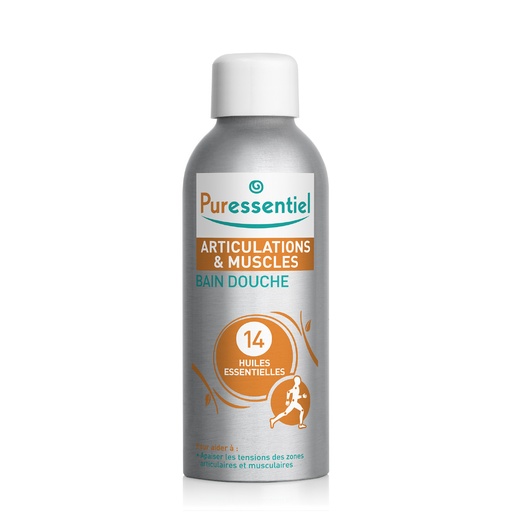 [PRSD40.BDA100] PURESSENTIEL Articulations & Muscles  - Bain douche apaisant aux 14 huiles essentielles - 100ml