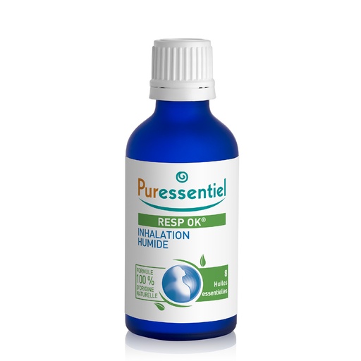 [PRSD39.IH8050] PURESSENTIEL Resp Ok  - Inhalation humide respiratoire aux 8 huiles essentielles - 50ml