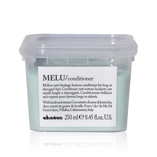 DAVINES Melu Conditioner - Après-shampooing brillance anti-rupture pour cheveux longs ou abîmés