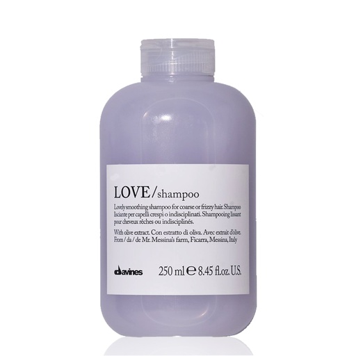 DAVINES Love Shampoo - Shampooing lissant pour cheveux rêches ou indisciplinés