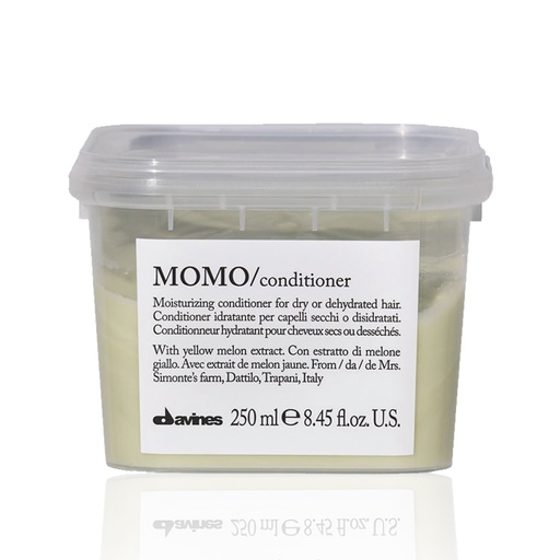 DAVINES Momo Conditioner - Après-shampooing hydratant pour cheveux secs et desséchés