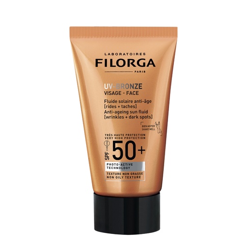 [FIL493.FSA040] FILORGA UV-Bronze Visage - Fluide solaire anti-âge [rides+taches] - 40ml