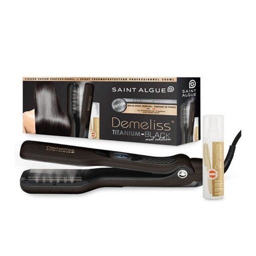 [SAL392.LTTL] SAINT ALGUE Demeliss Titanium - Lisseur à technologie vapeur édition Black Mat