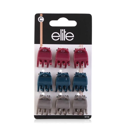 [ELI777.MPN] ELITE Accessoires Cheveux - Mini-pinces x9