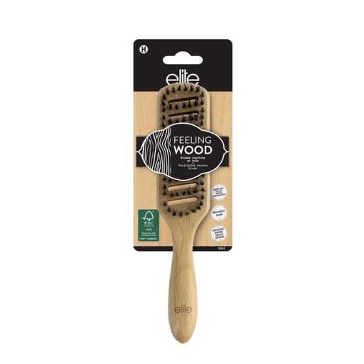 [ELI379.BBP] ELITE Feeling Wood - Brosse bois picots nylon & sanglier