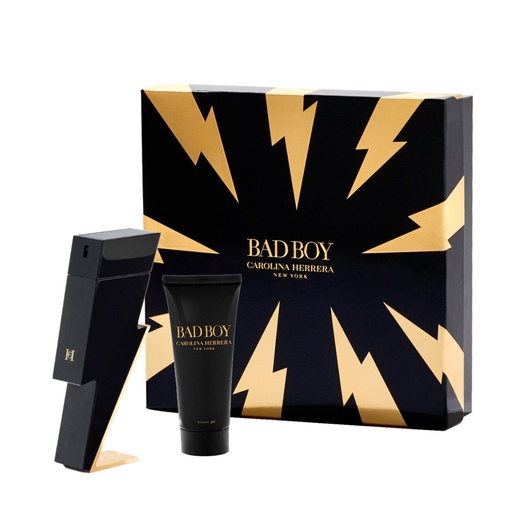 [CRHH71.CPH100A] CAROLINA HERRERA Bad Boy - Coffret eau de Parfum pour Homme 100 ml + Gel douche 100 ml