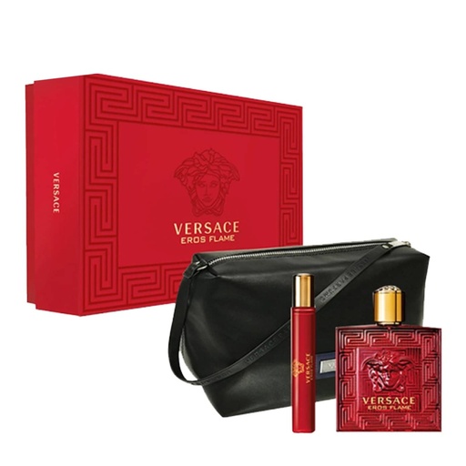 [VERH78.CPH100A] VERSACE Eros Flame  - Coffret eau de Parfum pour Homme 100 ml + Format voyage 10 ml