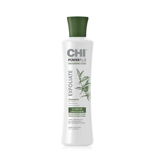 [CHIN05.SSE355] CHI Power Plus Shampoo - Shampooing exfoliant detoxifiant anti-racines grasses et pointes sèches - 355ml