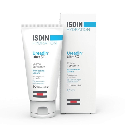 [ISDN90.CEC050] ISDIN Ureadin 30 - Crème exfoliante intense anti-rugosités pour le corps - 50ml