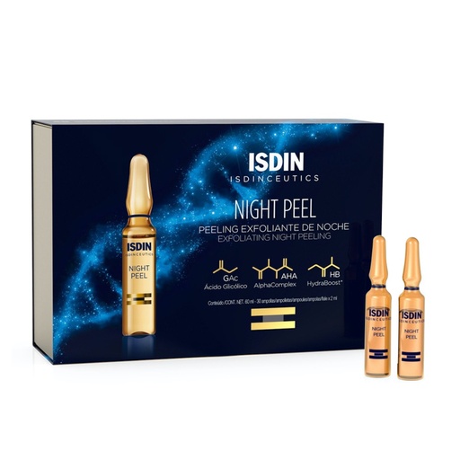 [ISDN88.PEN002] ISDIN Isdinceutics Night Peel - Peeling exfoliant nuit 10 ampoules de 2ml