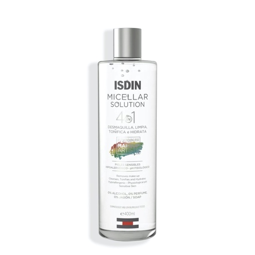 [ISDN85.SLM400] ISDIN Micellar Solution  - Solution micellaire 4-en-1 - 400ml
