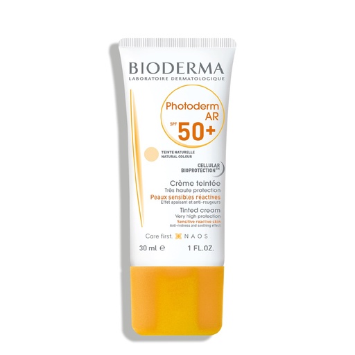 [BDRP35.CSR030] BIODERMA Photoderm AR - Crème solaire teintée pour peaux sensibles réactives SPF50 + teinte naturelle - 30ml