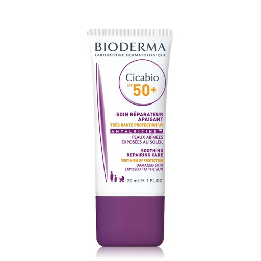 [BDRP34.SSS030] BIODERMA Cicabio 50+ - Soin solaires SPF50+ pour peaux abîmées exposées au soleil - 30ml