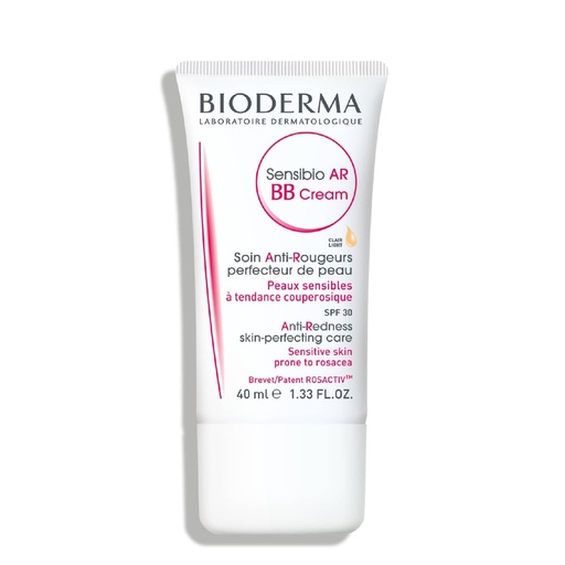 [BDRP31.SRP040] BIODERMA Sensibio AR BB Cream - Soin anti-rougeurs perfecteur de peau pour peaux sensibles à tendance couperosique - 40ml