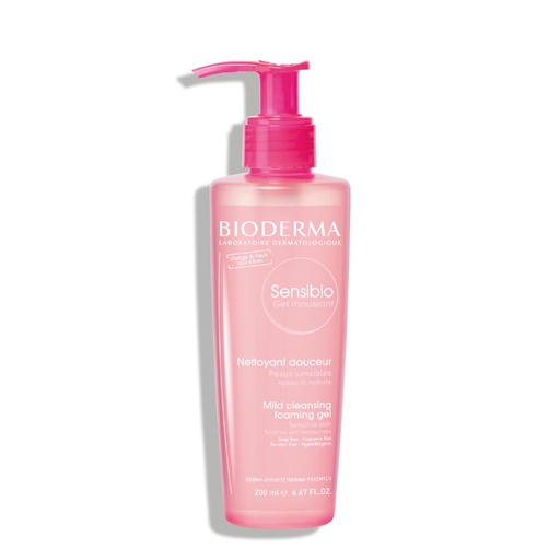 [BDRP31.NDS200] BIODERMA Sensibio Gel Moussant - Nettoyant douceur pour peaux sensibles - 200ml
