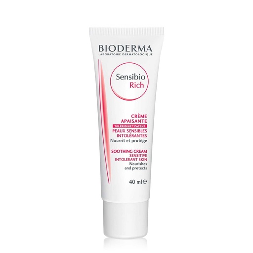 [BDRP31.CAP040] BIODERMA Sensibio Rich - Crème apaisante pour peaux sèches, sensibles et intolérantes - 40ml