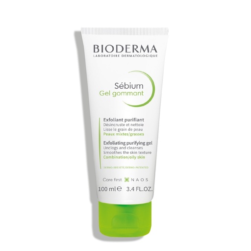 [BDRP29.PEP100] BIODERMA Sebium Gel Gommant - Purifiant exfoliant pour peaux mixtes à grasses - 100ml