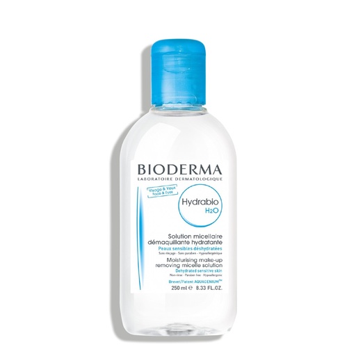 [BDRP26.SMD250] BIODERMA Hydrabio H2O - Solution micellaire démaquillante hydratante pour peaux sensibles déshydratées - 250ml