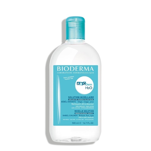 BIODERMA ABCDerm H2O - Solution micellaire pour bébés et enfants