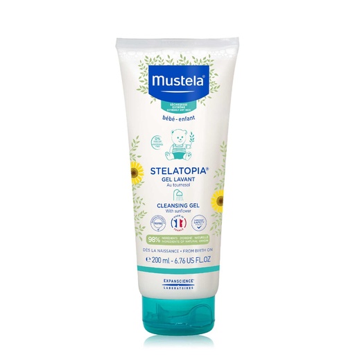 [MUSY12.GPT200] MUSTELA Stelatopia - Gel lavant pour peaux à tendance atopique du bébé et de l'enfant - 200ml