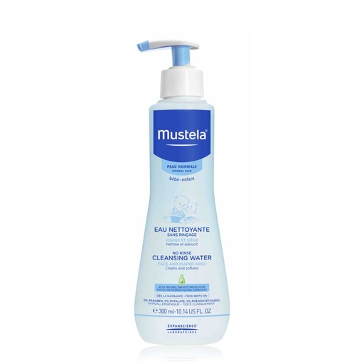 [MUSY06.SRP300] MUSTELA Eau Nettoyante - Sans rinçage pour peaux normales bébé et enfants - 300ml