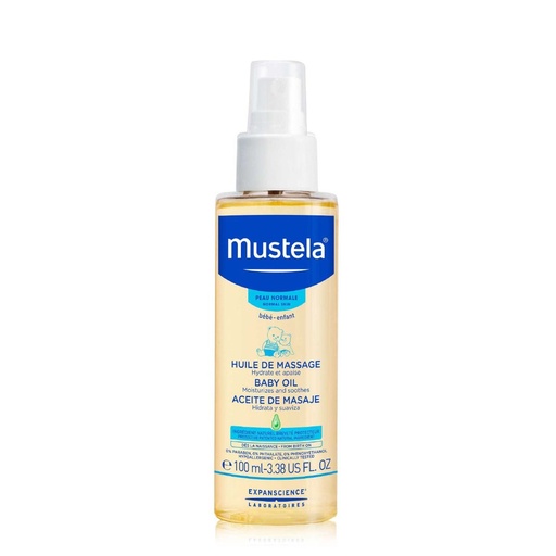 [MUSY06.IPN100] MUSTELA Huile de Massage - Idéale pour peaux normales de bébé - 110ml