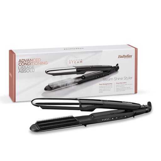 [BABY37.LVH] BABYLISS Steam Shine Styler - Lisseur à vapeur haute brillance