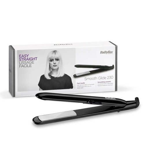 [BABY37.LSR230] BABYLISS Smooth Glide  - Lisseur en céramique jusqu'à 230°C