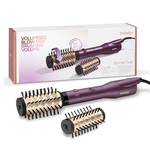 BABYLISS Big Hair Dual - Brosse soufflante rotative en céramique