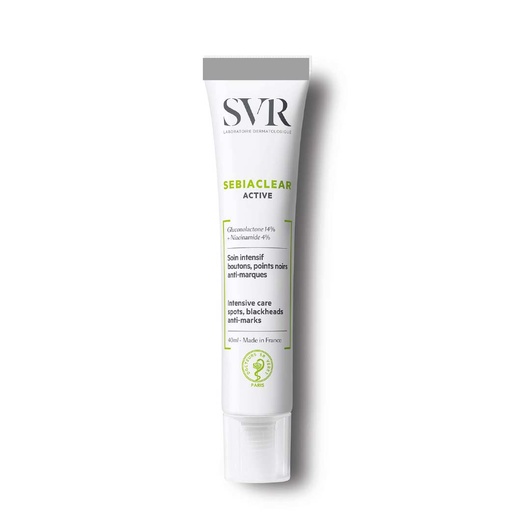 [SVRT09.SBM040] SVR Sebiaclear Active  - Soin intensif anti-boutons anti-points noirs anti-marques pour peaux sensibles à tendance acnéiques - 40ml