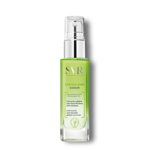 [SVRT09.CGI030] SVR Sebiaclear Serum - Correcteur global anti-imperfections anti-marques installées pour peaux d'adultes à tendance acnéiques - 30ml