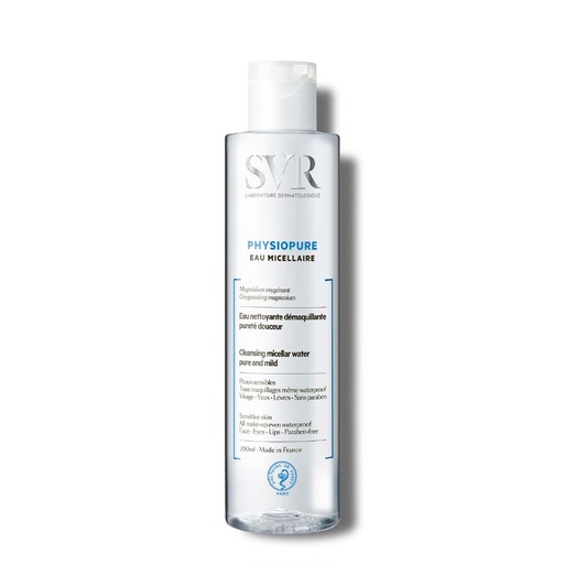 [SVRT08.EMN200] SVR Physiopure - Eau micellaire nettoyante démaquillante pour peux sensibles - 200ml