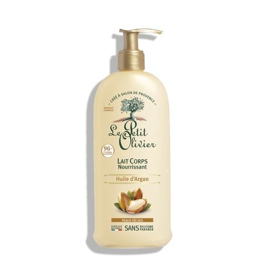 [LPOY58.LNS250] LE PETIT OLIVIER Huile d'Argan - Lait corps nourrissant pour peaux sèches - 250ml