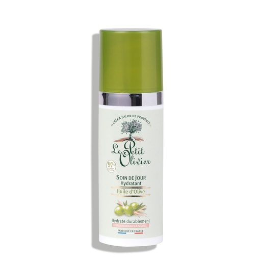 [LPOY55.SJS050] LE PETIT OLIVIER Huile d'Olive - Soin de jour hydratant pour peaux normales à sèches - 50ml