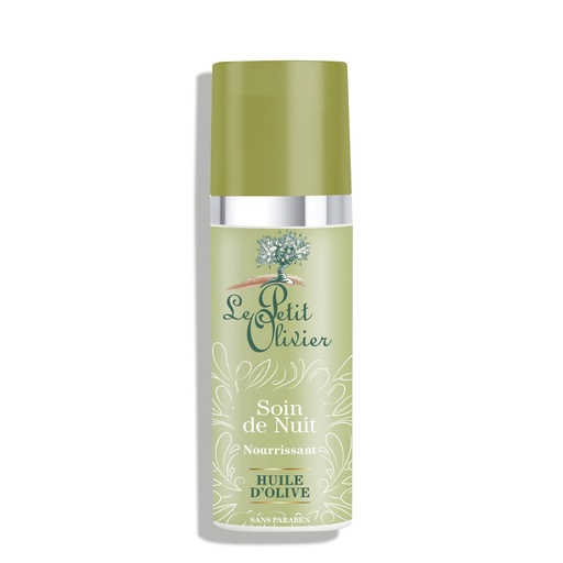 [LPOY55.SHS050] LE PETIT OLIVIER Huile d'Olive - Soin de nuit nourrissant pour peaux sèches et sensibles - 50ml