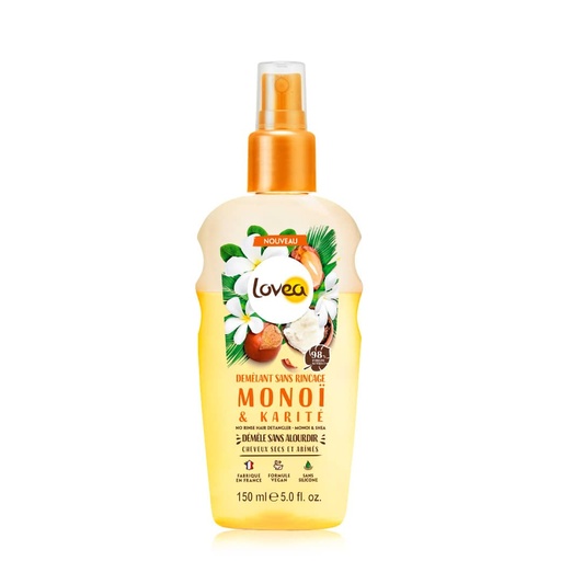 [LOVY65.SDC150] LOVEA Monoï & Karité - Spray démêlant pour cheveux secs et abîmés - 150ml