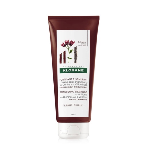 [KLOR10.BFC200] KLORANE Quinine et Vitamines B - Baume après-shampooing stimulant et fortifiant pour cheveux fatigués et risque de chute - 200ml