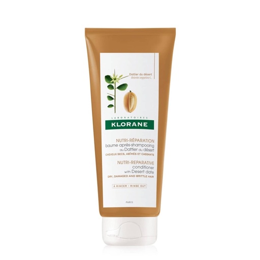[KLOR05.BAC200] KLORANE Dattier du Désert - Baume après-shampooing pour cheveux secs, abîmés et cassants - 200ml