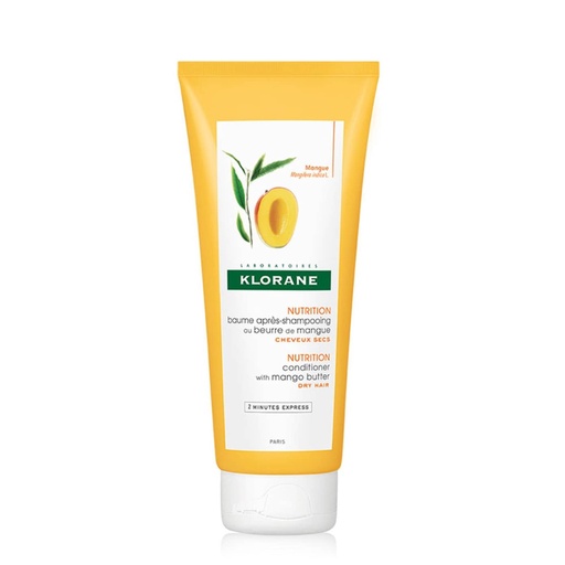 [KLOR01.BNC200] KLORANE Beurre de Mangue - Baume après-shampooing nutrition pour cheveux secs - 200ml