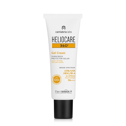 [CTLV03.GPS030] CANTABRIA LABS Heliocare 360° Gel-Crème - Gel-Crème protection solaire SPF100+ large spectre - 50ml