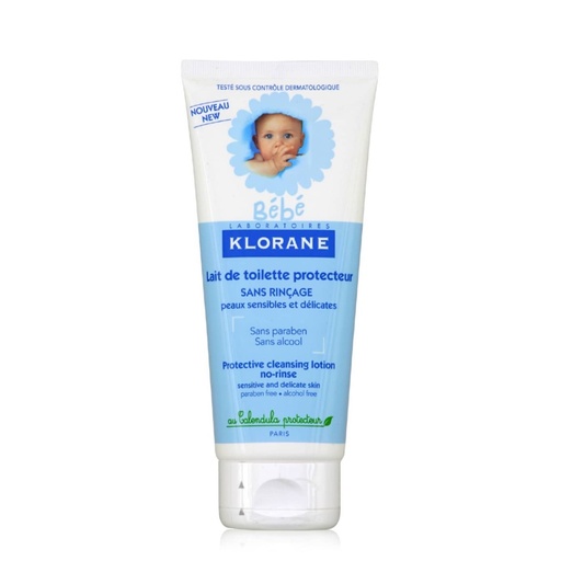 [KLBR27.LSD200] KLORANE BEBE Lait de Toilette - Lait protecteur sans rinçage pour peaux sensibles et délicates - 200ml