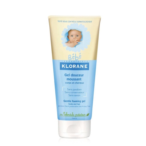 [KLBR26.GCC200] KLORANE BEBE Physio Calenduline  - Gel douceur moussant corps et cheveux - 200ml