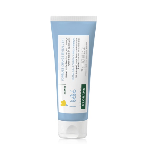 [KLBR22.PAP075] KLORANE BEBE Eryteal - Pommade apaisante et protectrice pour le change - 75g